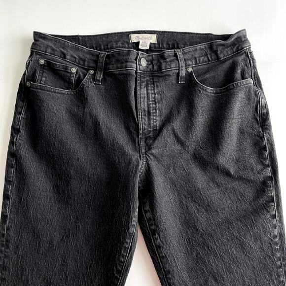 Madewell The Mid rise Perfect Vintage Jeans Women's 32 Black - Picture 4 of 14